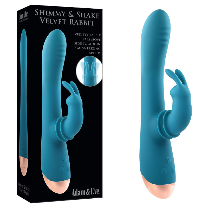 Adam & Eve Shimmy & Shake Velvet Rabbit Vibrator 55 Characters > Vibrators > Ladies > Rabbit Main image