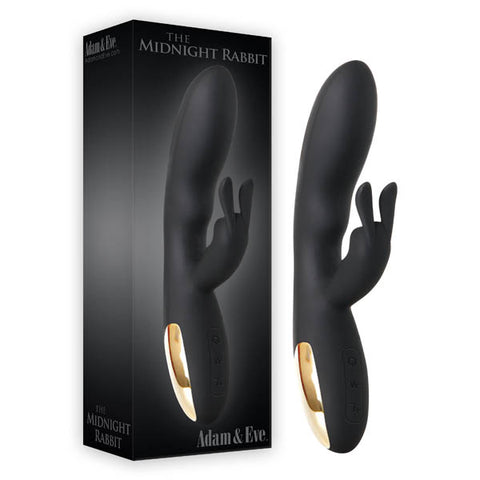 Adam & Eve The Midnight Rabbit Vibrator - 20.3 cm (8 Inch) VIBRATORS-RABBIT