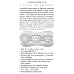 Adam & Eve Triple Chamber Ball Drainer Stroking Toy > Sex Toys For Men > Masturbators > Manual