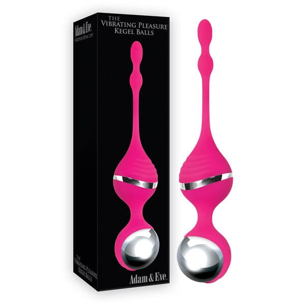 Adam & Eve Vibrating Silicone Kegel Balls – Body-Safe Intense Stimulation Device Pink > Sex Toys For Ladies > Kegel Exercise Main image
