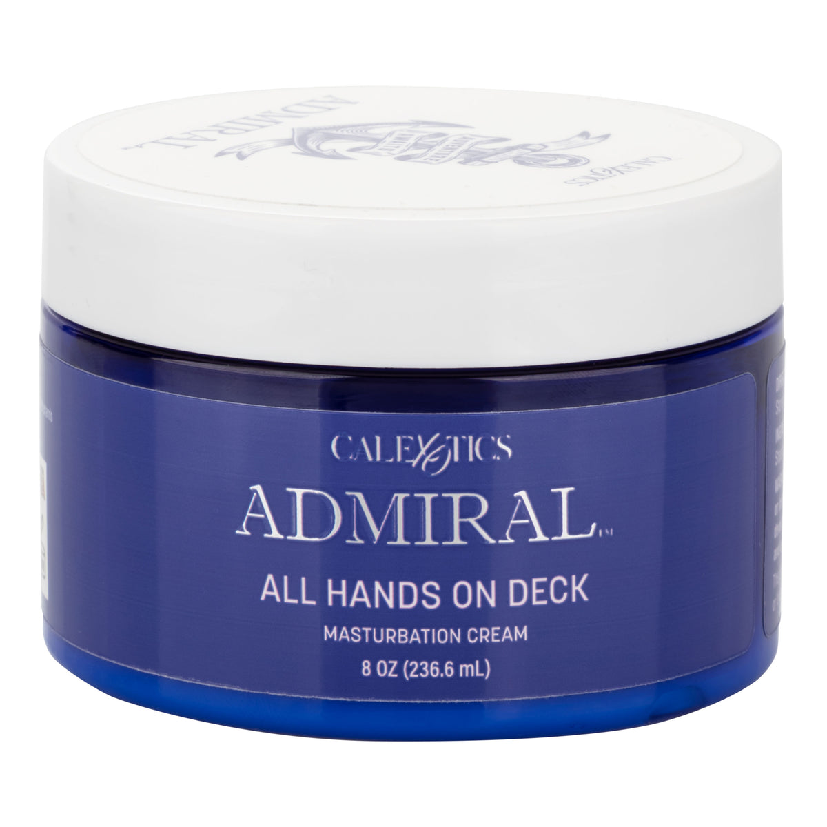 Admiral All Hands on Deck Masturbation Cream 8 Fl Oz Premium Moisturizing Lubricant with Almond Oil > Lube > Masturbation Cream