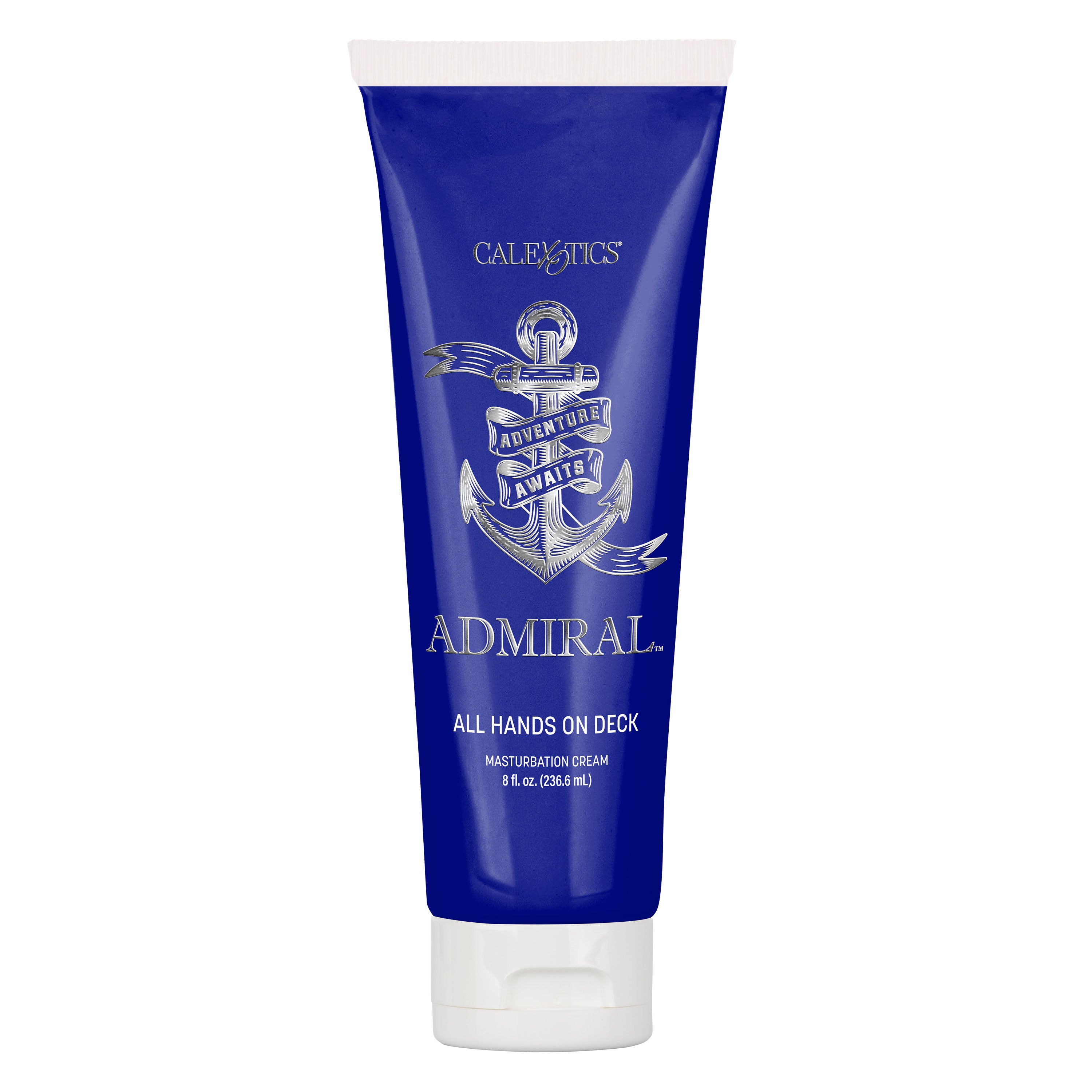Admiral All Hands on Deck Masturbation Cream Tube 8 fl oz Blue > Lube > Masturbation Cream Main image