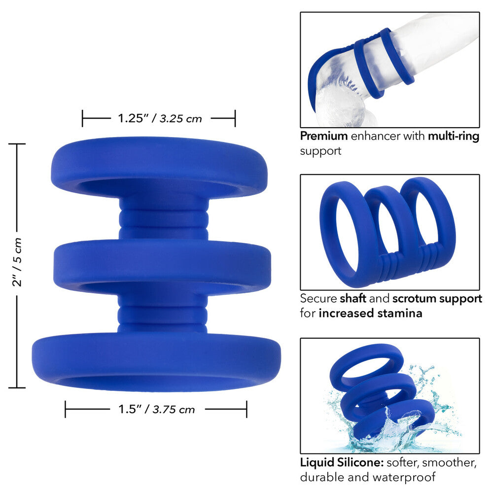Admiral Triple Cock Cage – Snug Enhancer Cock Cage > Bondage Gear > Male Chastity