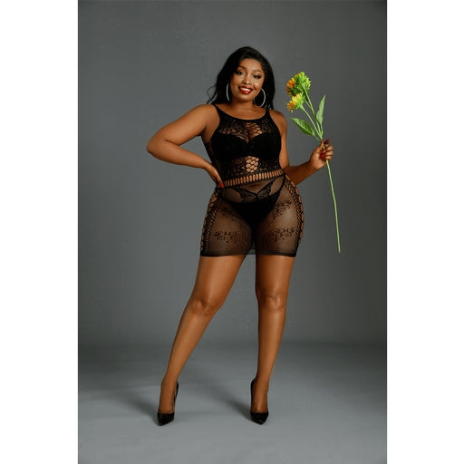 Moonlight Plus Model 01 Black Plus Size Dress Secondary image