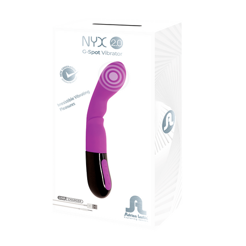 Adrien Lastic Nyx 2.0 Purple 2.0 G-Spot Vibrator with USB Charger Default Title Vibrators
