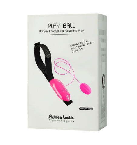 Adrien Lastic Play Ball Mini Vibrating Egg with Remote Control and Flexible Silicone Cord Pink EGGS