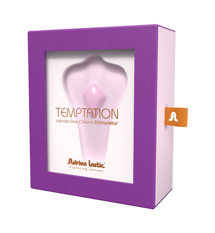 Adrien Lastic Temptation Hands-Free Clitoral Stimulator Pink 8.7 cm Diameter 5.4 cm with Remote Control and Rechargeable STIMULATORS