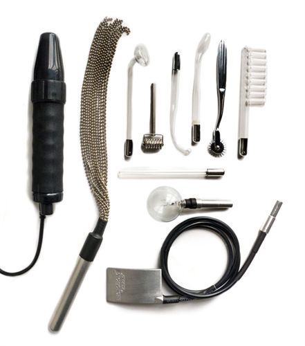 Kinklab Agent Noir Neon Wand Kit – ElectroErotic Sensation Set Electrosex Kit E-STIM TOYS