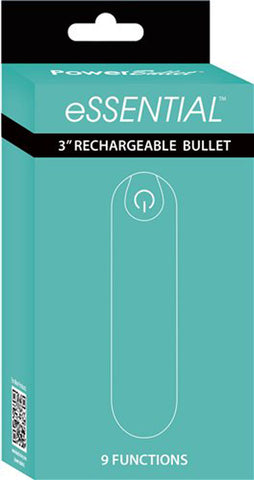 Essential 3 Inch Bullet Vibrator Teal with Discreet Storage Case > Vibrators > Mini Vibrators