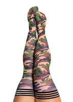 Kixies Alex Camo Thigh Highs > Clothes > Hosiery > Stockings