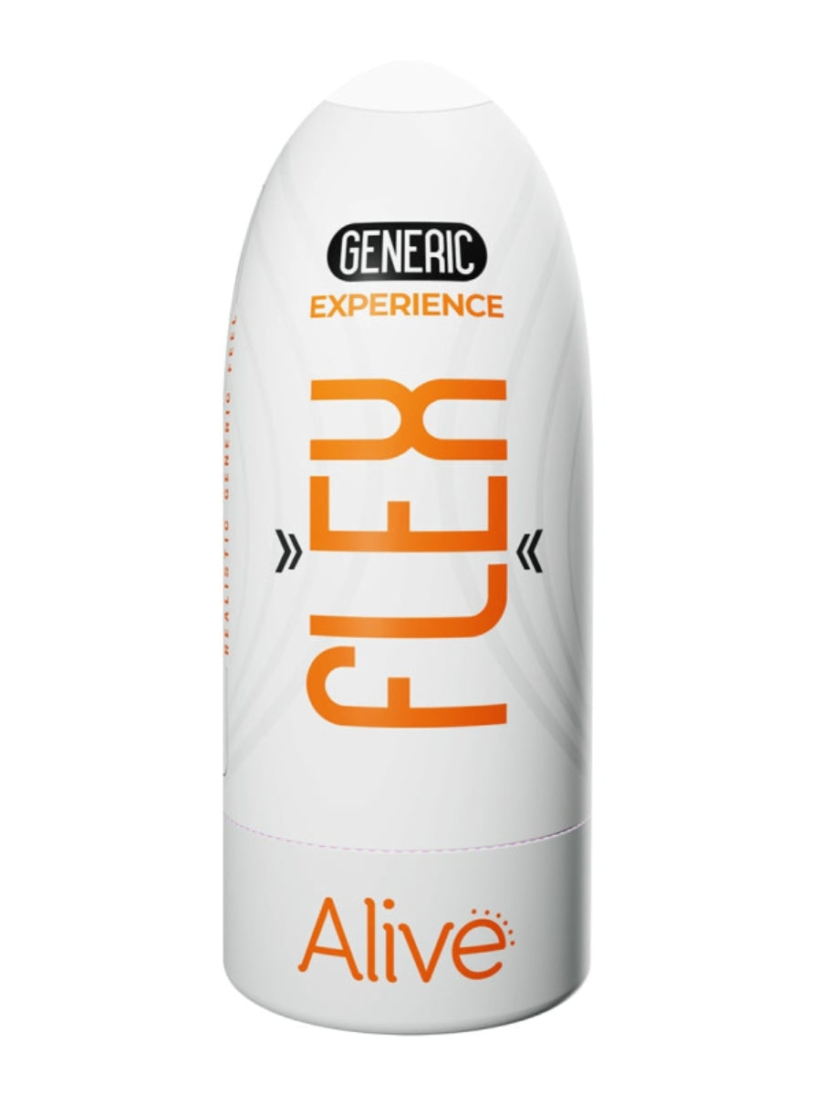 Alive Flex Generic Experience Masturbator in Retail Packaging Front View