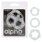 Alpha Liquid Silicone Beaded Rings Set of Three Premium Enhancers > Cock Ring > Sets