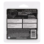 Alpha Liquid Silicone Dual Cage and Ring Black Stretchy Enhancer Cock Ring > Cock Ring > Sling