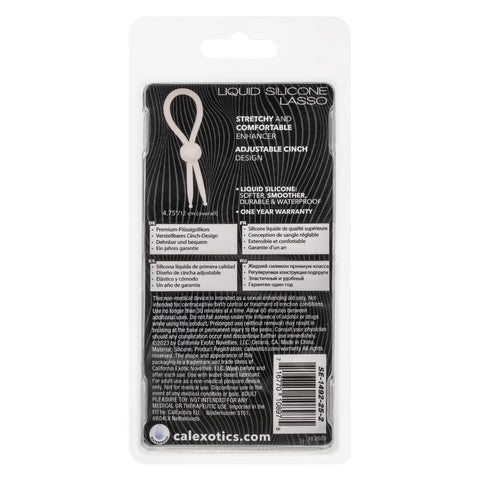 Alpha Liquid Silicone Lasso Natural Stretchy Adjustable Ring Enhancer COCK RINGS
