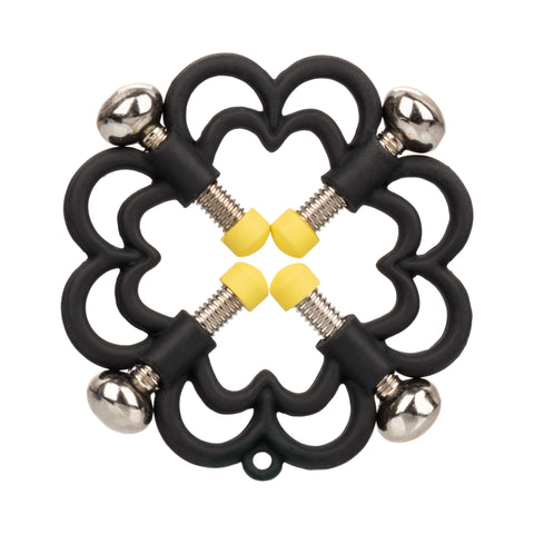 Boundless Nipple Grips Heavy Duty Fully Adjustable 4-Point Press Clamp Set Nipple Stimulators