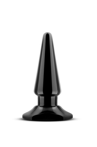 Anal Adventures Easy Plug Black 10.1 cm 4 Inch Butt Plug Butt Plugs