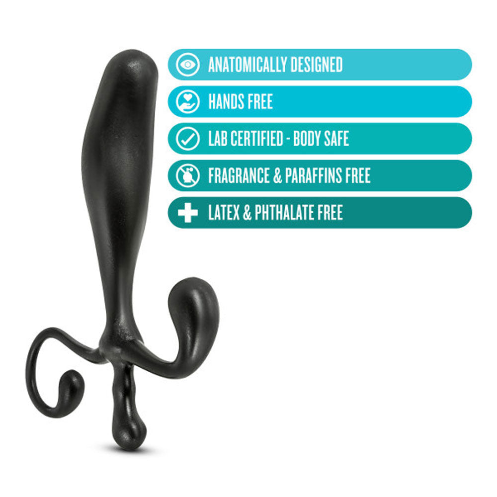 Anal Adventures Prostate Stimulator Black Hands-Free Sex Toy Secondary image