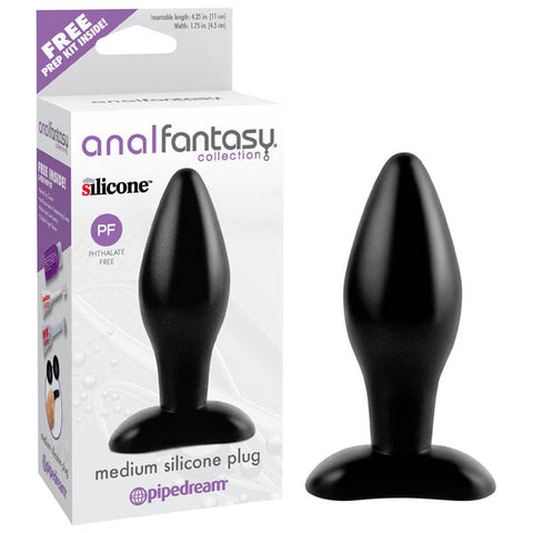 Anal Fantasy Collection Medium Silicone Plug - 11 cm Butt Plug > Anal Range > Butt Plug Kits