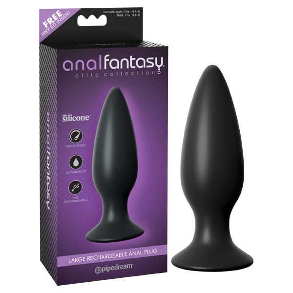 Anal Fantasy Elite Collection Large 13.5 cm Anal Plug > Anal Range > Vibrating Butt Plugs Main image