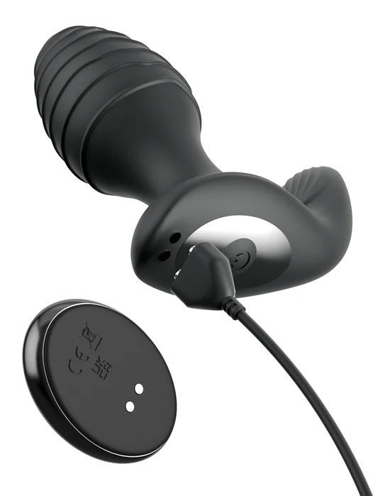 Anal Fantasy Elite Gyro Milk Pro Black 4.25" Prostate Stimulator Secondary image
