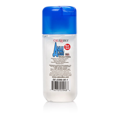 Anal Lube Original Formula Water Based Lubricant 6 oz Transparent Bottle Anal Lubricant