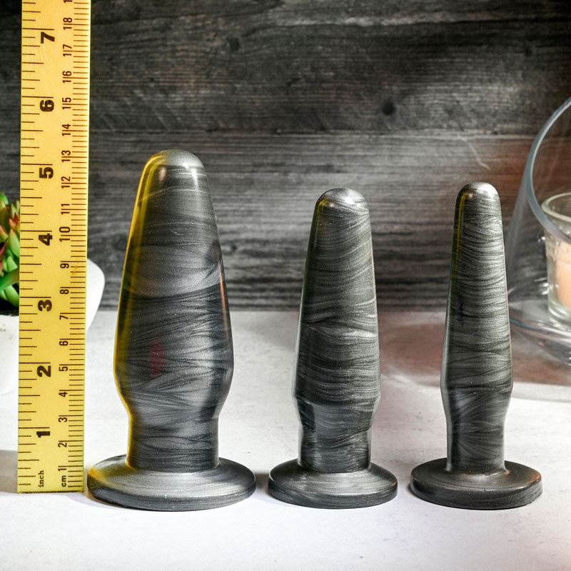 Anal Rockets Trainer Set - 3 Piece Galaxy PVC Plugs > Anal Range > Butt Plug Kits