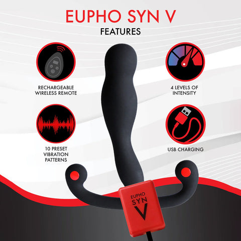 Aneros Eupho Syn V Rechargeable Vibrating Prostate Massager > Anal Range > Prostate Massagers