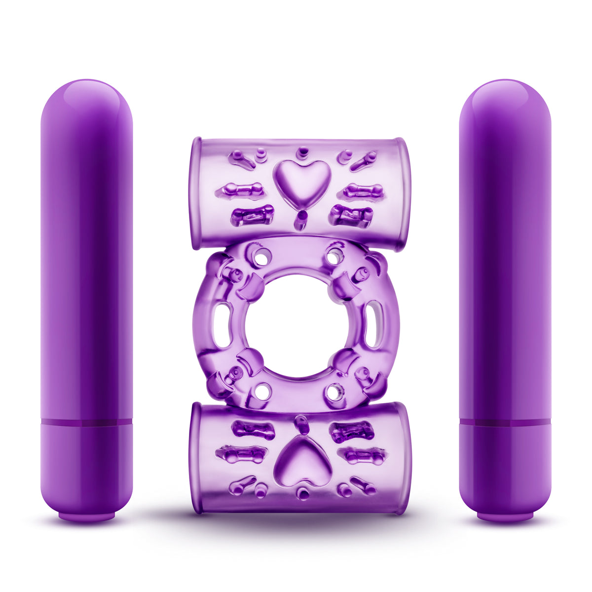 Play With Me Double Play – Dual Vibrating Cock Ring > Cock Ring > Vibrating