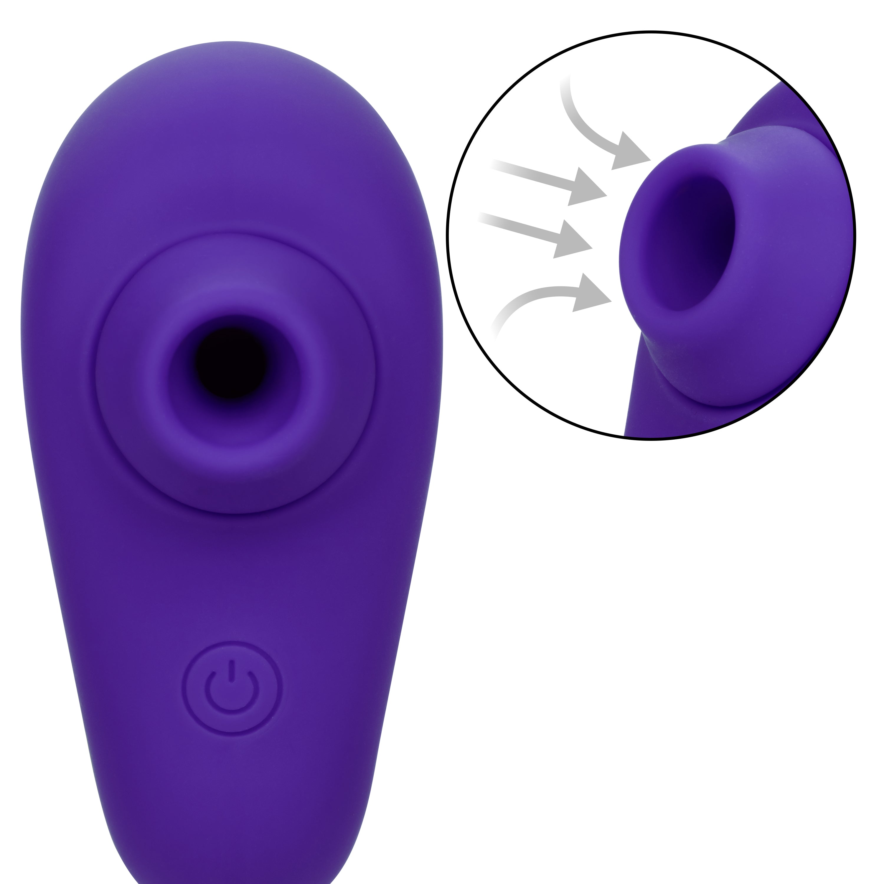 Neon Vibes The Kissing Vibe Purple Silicone Handheld Massager with 10 Functions and Rechargeable > Vibrators > Finger Vibrators