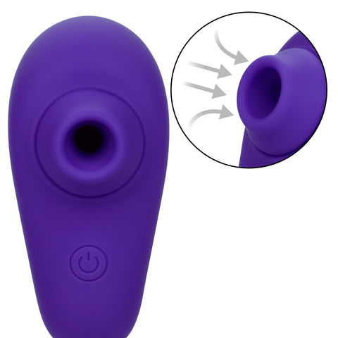 Neon Vibes The Kissing Vibe Purple Silicone Handheld Massager with 10 Functions and Rechargeable > Vibrators > Finger Vibrators