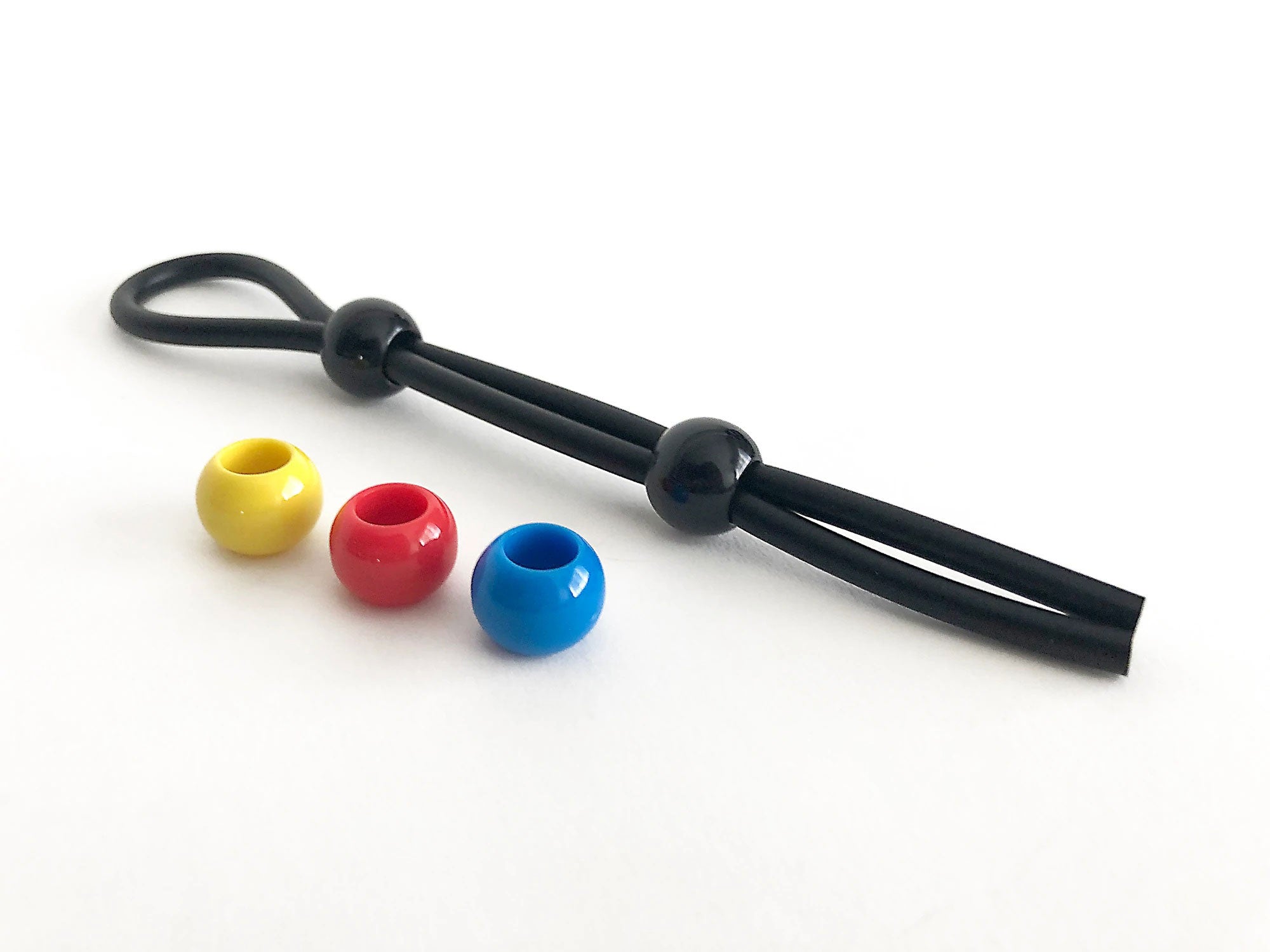 Boneyard Cock Leash Double – Adjustable Silicone Cock Ring > Cock Ring > Adjustable