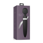 Ashella Vibes Body Wand Black Silicone Massager with 8 Speeds and 20 Vibration Modes Waterproof > Sex Toys > Massage Wands