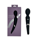 Ashella Vibes Dual Suction Wand Black Silicone Waterproof > Sex Toys > Massage Wands