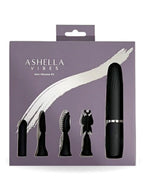 Ashella Vibes Mini Vibrator Kit with Silicone Attachments > Vibrators > Mini Vibrators