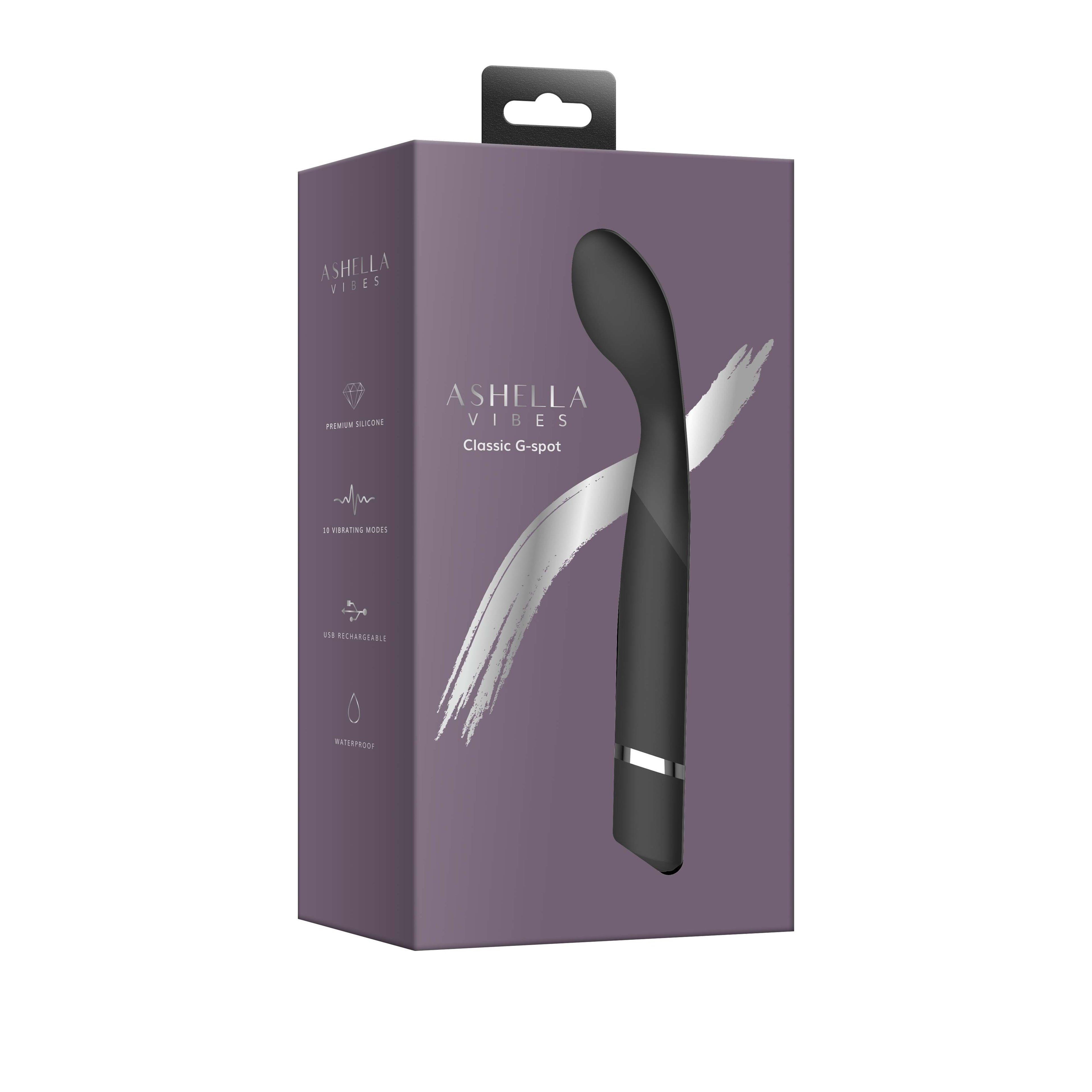 Ashella Vibes Classic – G-Spot Vibrator with 3 Speeds and 7 Patterns > Vibrators > G-Spot