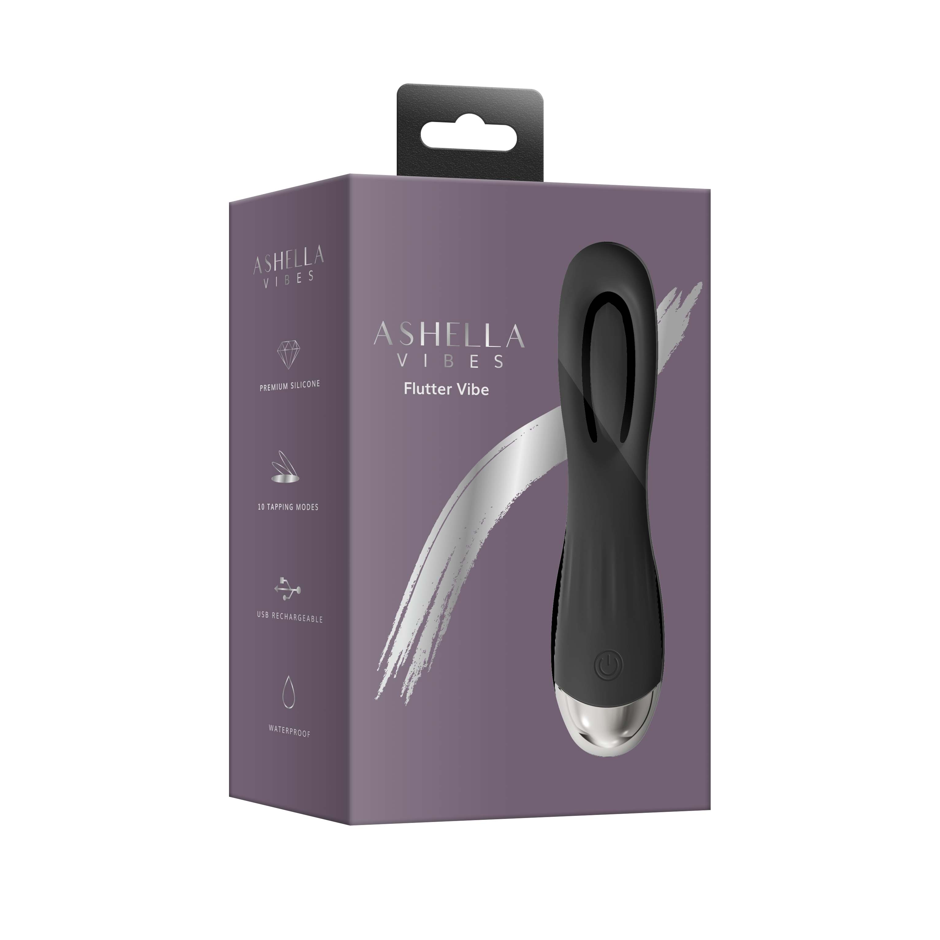 Ashella Vibes Flutter Vibe – Compact Petite Vibrator with 10 Modes > Vibrators > Mini Vibrators