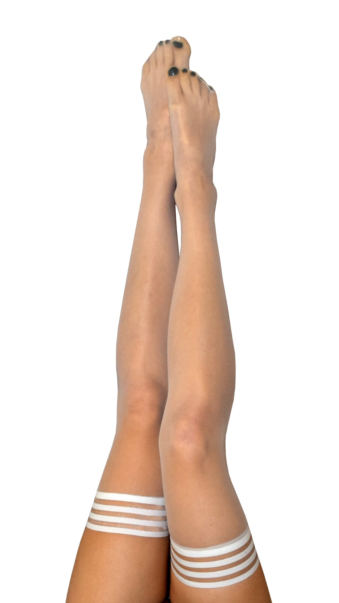 Kixies Ashley White Sheer Thigh High Stockings > Clothes > Hosiery > Stockings