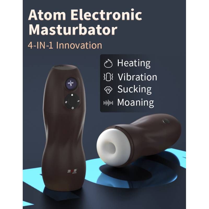 Atom Electronic Masturbator with Heating and Vibration Modes > Sex Toys For Men > Masturbators > Vibrating