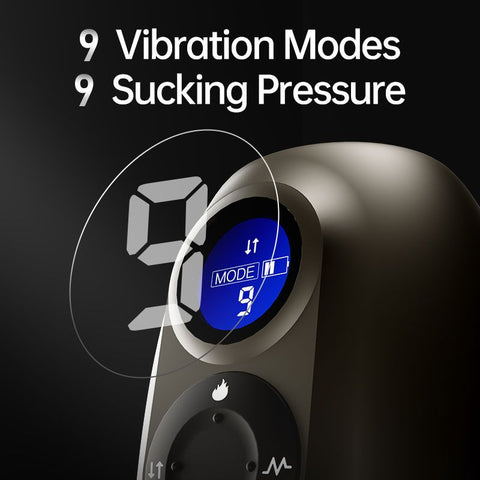Atom Electronic Masturbator with Heating and Vibration Modes Strokers - Auto