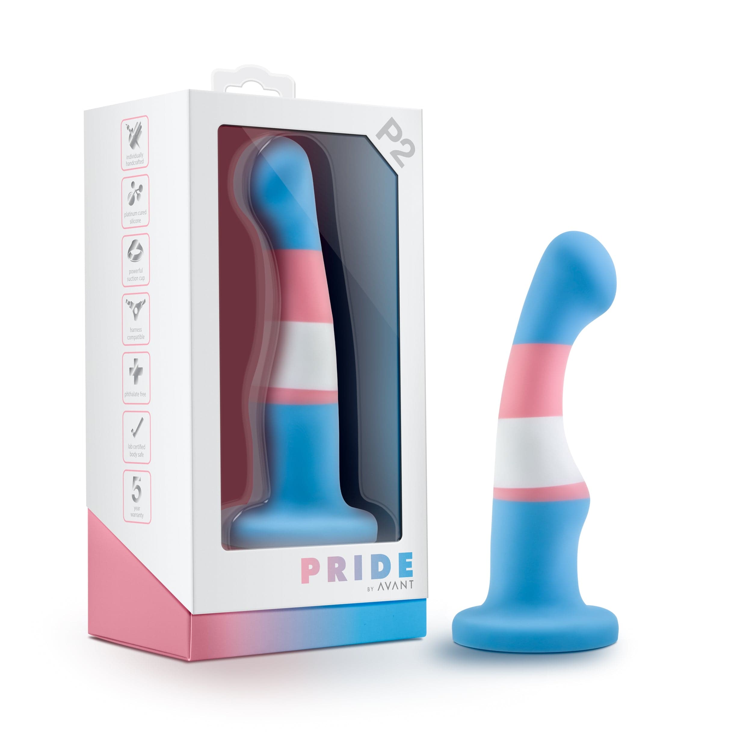 Avant Pride P2 True Blue – Silicone Dildo > Dildos > Neutral Dildos Main image