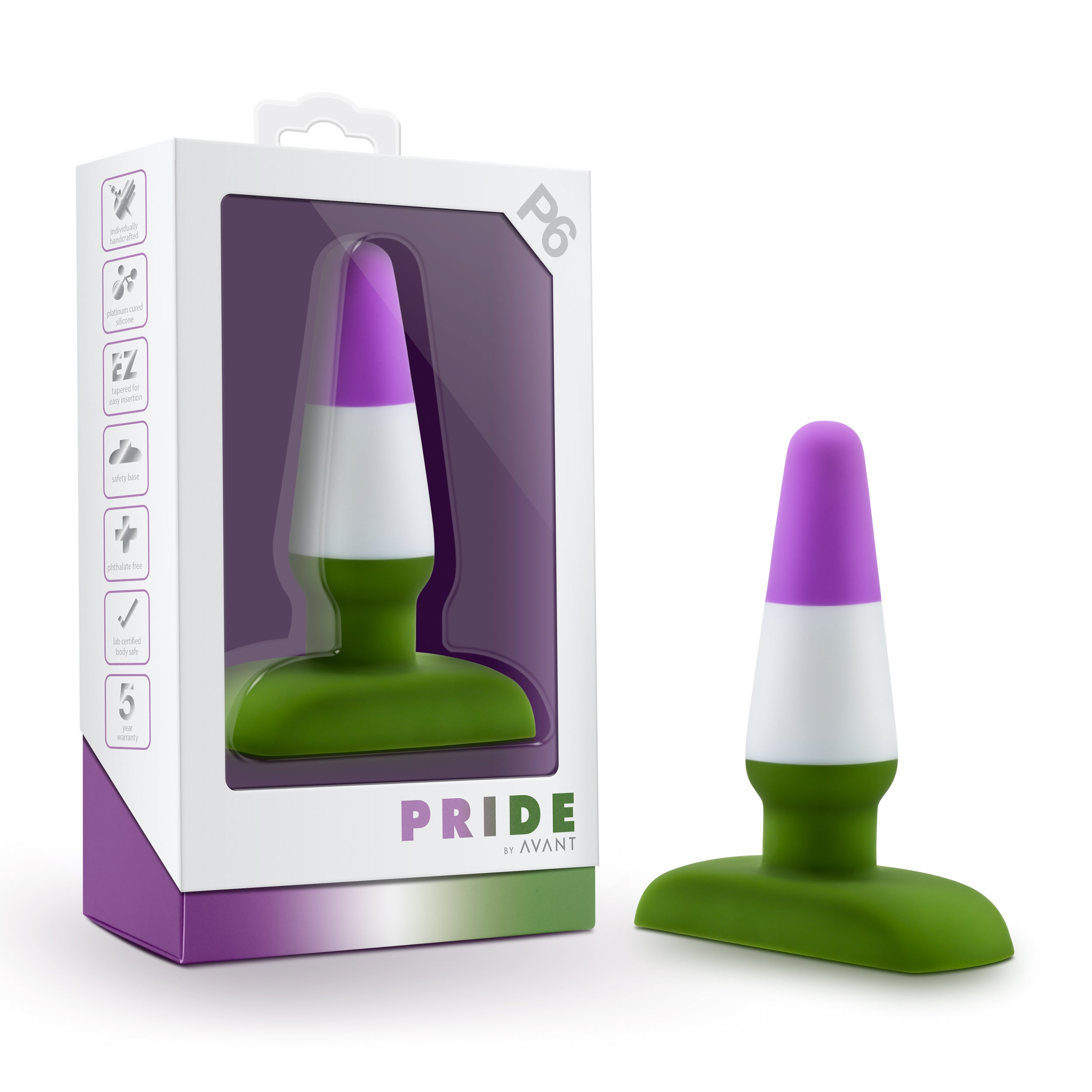 Avant Pride P6 Beyond Silicone Butt Plug – Luxury Silicone Butt Plug > Anal Range > Butt Plugs Main image