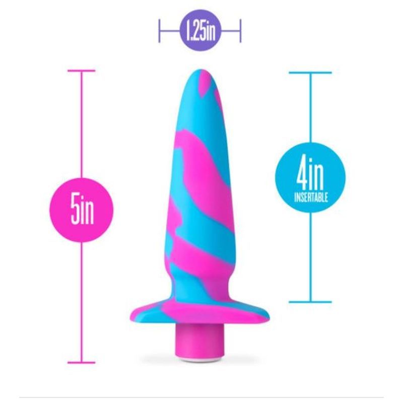 Avant Vibrotize Silicone Mini Anal Vibe Fuchsia 5 Inch Secondary image