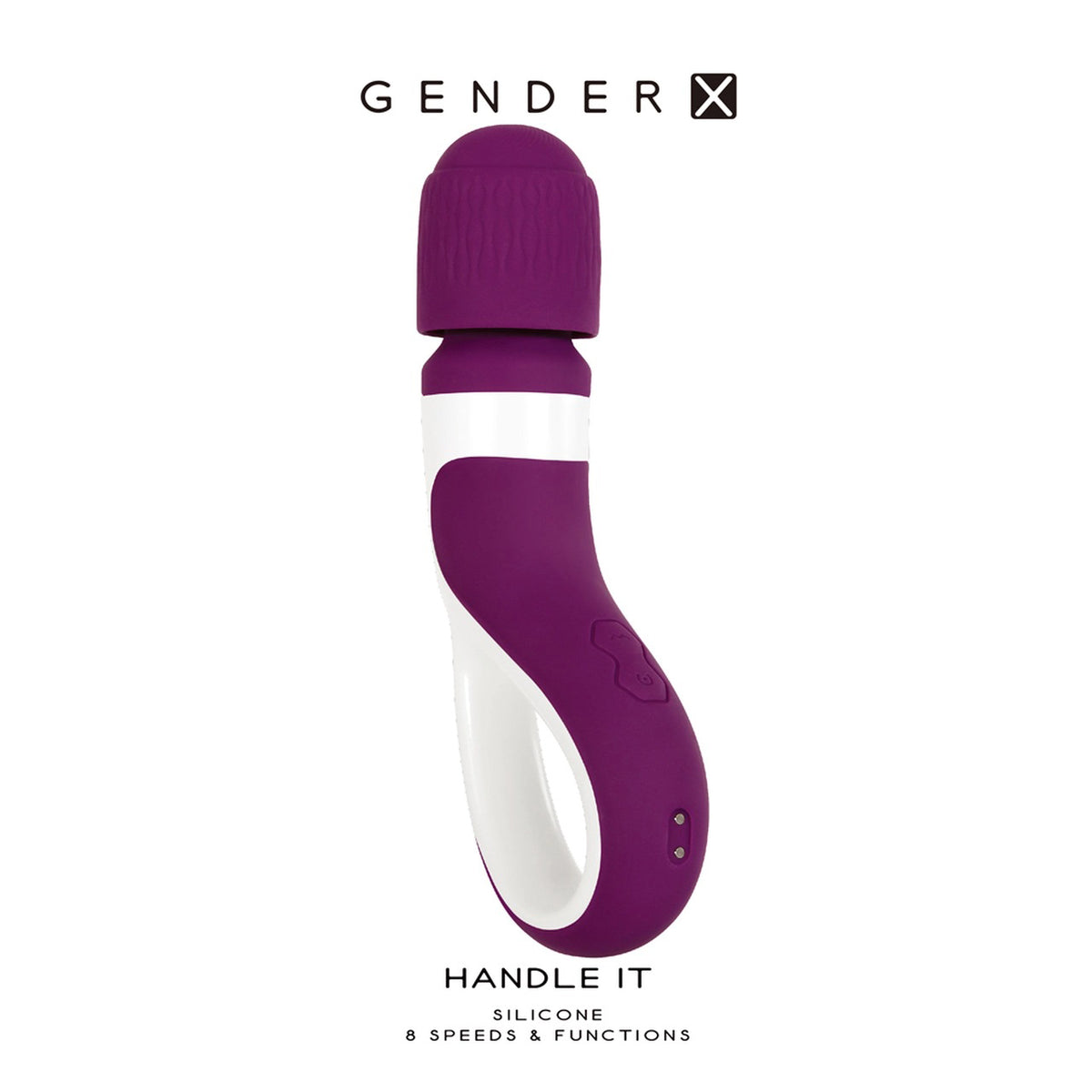 Gender X HANDLE IT - White Massager Wand 19cm > Sex Toys > Massage Wands