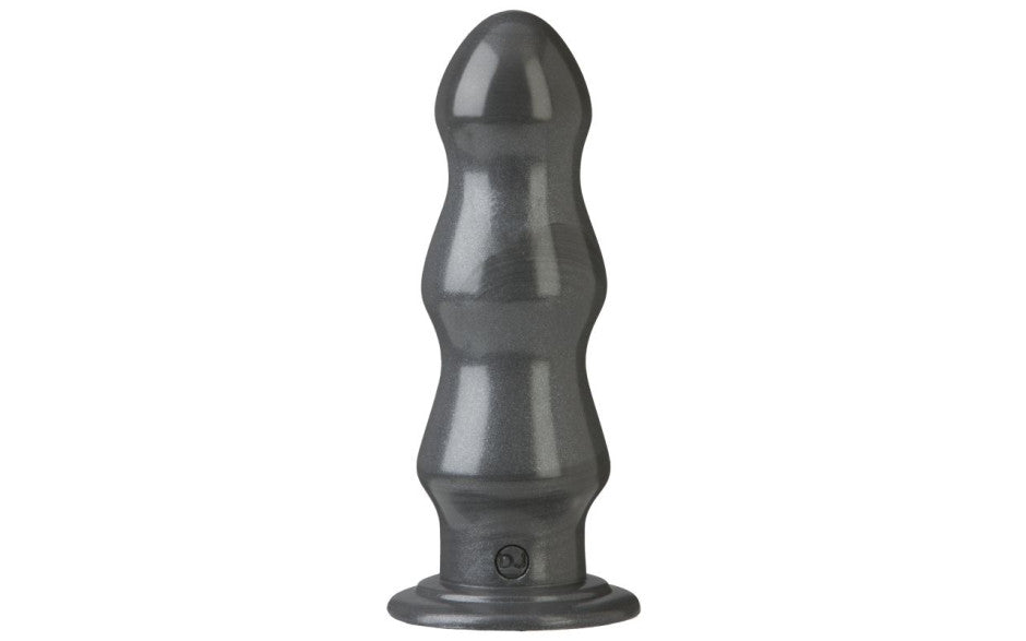 B-7 Tango 7 Inch Anal Dildo (Gun Metal) – Triple Ripple Design Anal Dildo > Anal Range > Oversized Anal Toys Main image