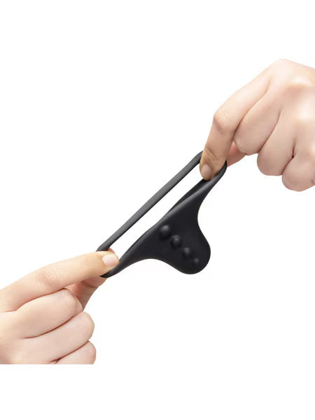 b-Vibe Flex Ring Shaft - Silicone Cock Ring And Ball Stretcher > Cock Ring > Single