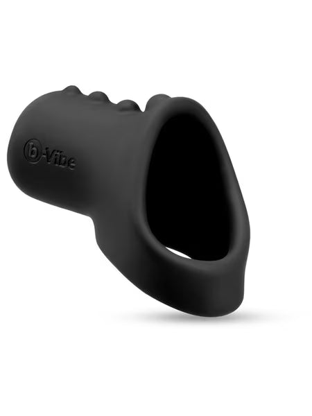 b-Vibe Flex Ring Shaft - Silicone Cock Ring And Ball Stretcher > Cock Ring > Single