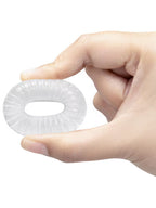 B-Vibe Stretch-Tech Swirl Ultra Flexible Silicone Cock Ring > Cock Ring > Single