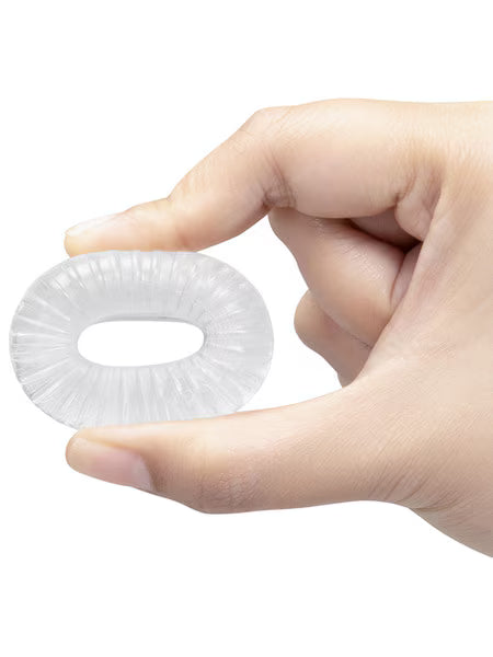 B-Vibe Stretch-Tech Swirl Ultra Flexible Silicone Cock Ring > Cock Ring > Single