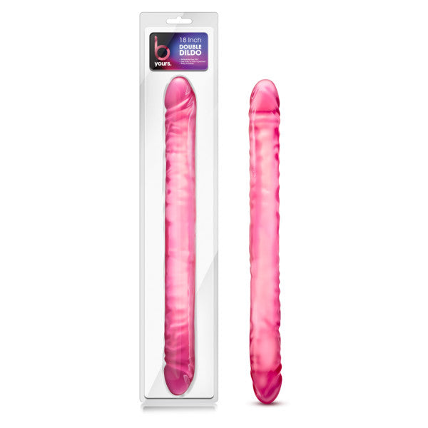 B Yours Double Dildo (Pink) 18 Inch – Shared Pleasure Double Dildo > Dildos > Double Dildos Main image