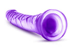 B Yours Sweet N Hard 8.5 inch purple dildo base view